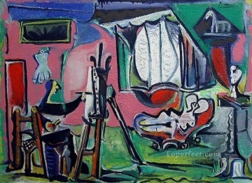Pablo Picasso Painting - El artista y su modelo L artista et son modele I II 1963 cubista Pablo Picasso